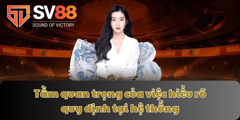 Tầm quan trọng của việc hiểu rõ quy định tại hệ thống